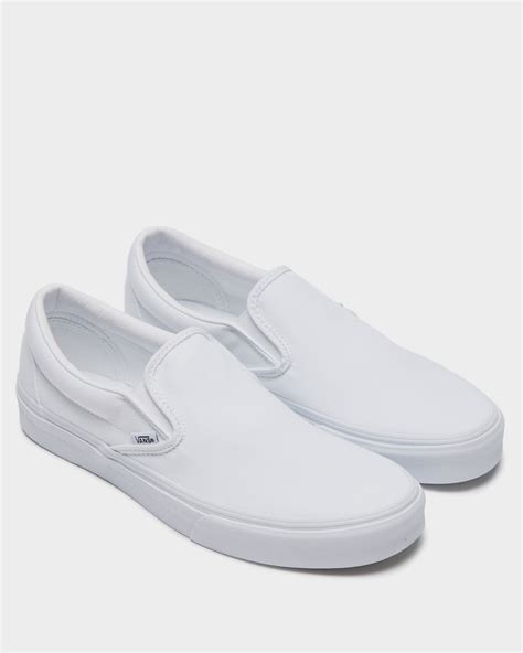 Vans Classic Slip On Shoe True White Surfstitch