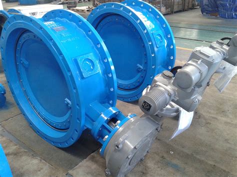 Auma Rotork Electric Actuator Double Flange Butterfly Valve China