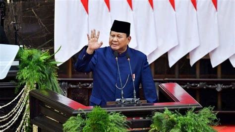 Daftar Poin Pidato Perdana Prabowo Setelah Dilantik Jadi Presiden Ke