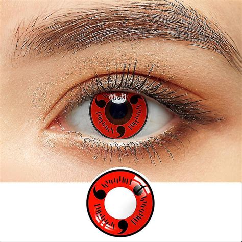 Uchiha Itachi Cosplay Red Lenses Sharingan Colored Lenses Anime