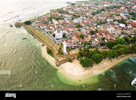 Aerial Galle Fort Sri Lanka Stock Photo - Alamy