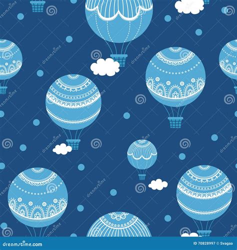 Background With Hot Air Balloons Stock Illustration Illustration Of Romance Romantic 70828997