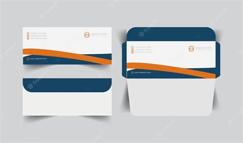 Premium Vector | Vector modern paper envelope templates design