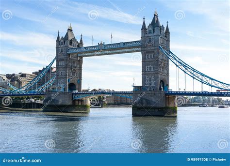 Tower Bridge Over The River Thames London UK England Stock Photo