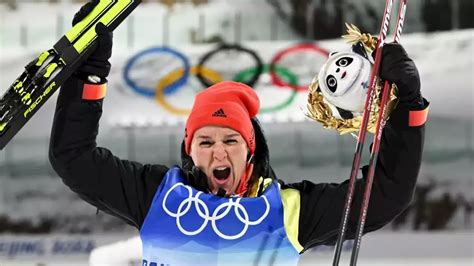 Gold für Denise Herrmann im Biathlon Ein seltener Triumph Deutschland