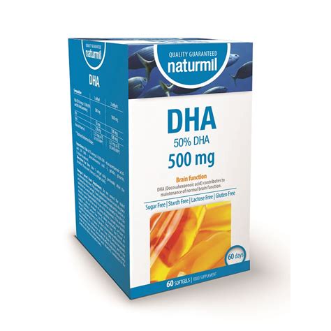 DHA 500 Mg 60 Capsule Naturmil Farmacia Tei Online