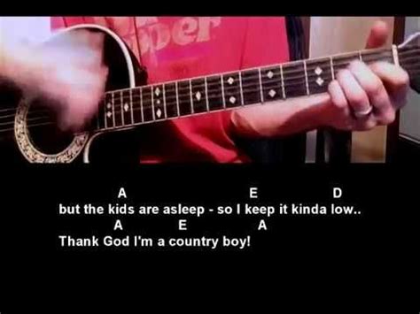 How To Play Thank God I M A Country Boy By John Denver Guitar Lesson