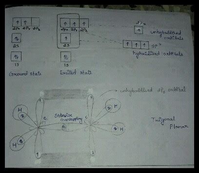 Q) Explain structures of following molecules by hybridization (i) CH4 ...