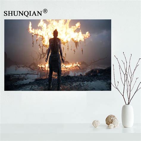 Hellblade Senuas Sacrifice Custom Canvas Wall Art Silk Fabric Poster