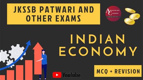 Indian Economy Mcq Cum Revision Session Jkssb Patwari Jkssb Youtube