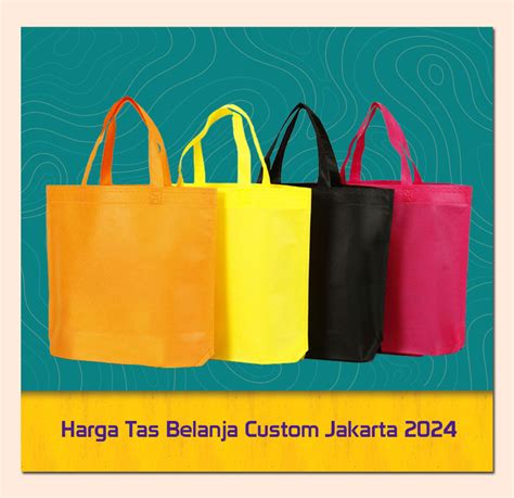 Harga Tas Belanja Custom Jakarta 2024 Pabrik Tas Spunbond