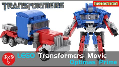 Lego Transformers Moc Movie Optimus Instruction Truck Mecha Tutorial