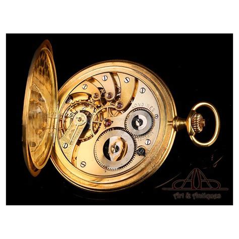 Fantástico Reloj de Bolsillo Longines en Oro de 18K Suiza 1920