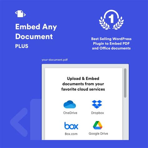 Embed Any Document Plus Wordpress Plugin Wp Starter Pack