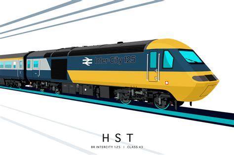 Br Intercity 125 Edition 1 Graphic Artwork