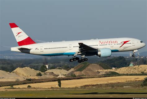 OE LPB Austrian Airlines Boeing 777 2Z9ER Photo By Felix Sourek ID