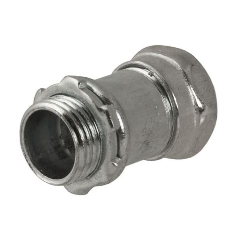 Raco 34 In Emt Compression Connector With Non Insulated Throat 25