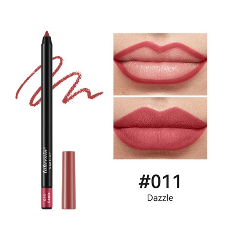 BGZLEU Color Matte Lip Liner Nude Brown Series Highly Pigmented And Smoothly Velvet Lipliner