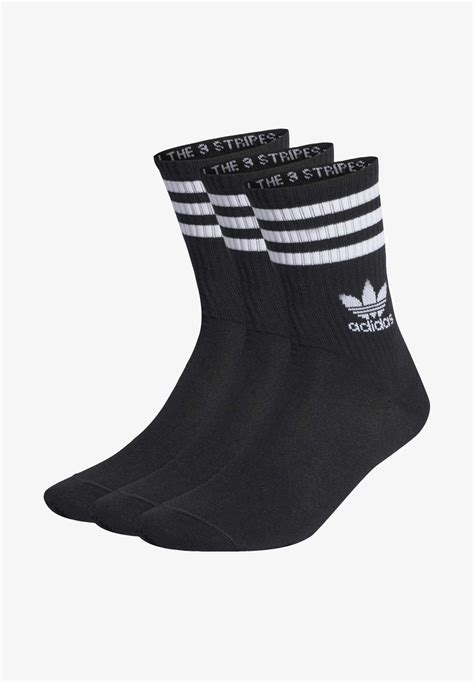 Adidas Originals Crew 3 Pack Socks Black Uk