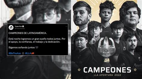 Team Aze se consagró campeón de la LLA de League of Legends 442