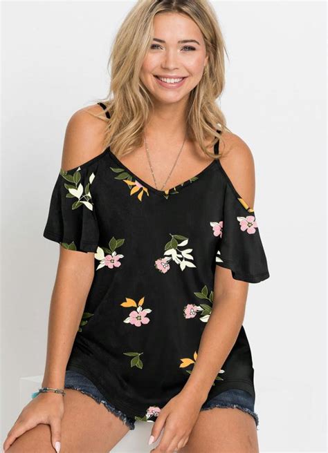 Blusa De Alcinha Floral Dark Bonprix