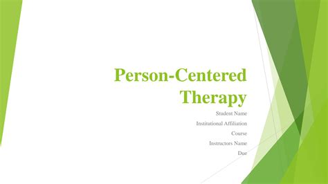 Solution Person Centered Theory Studypool