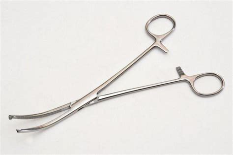 Зажим с кремальерой для крепления белья к брюшине (З-38) Микулича ...