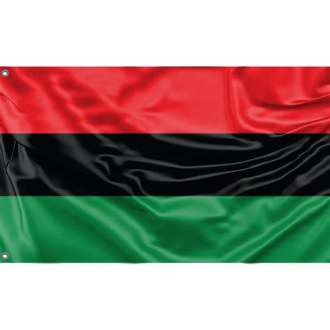 Pan African Flag Unique Design Print High Quality Materials Size 3x5 Ft ...