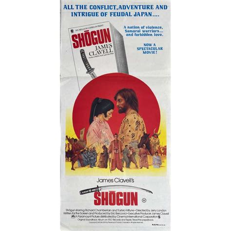 SHOGUN Australian Movie Poster - 13x30 in. - 1980