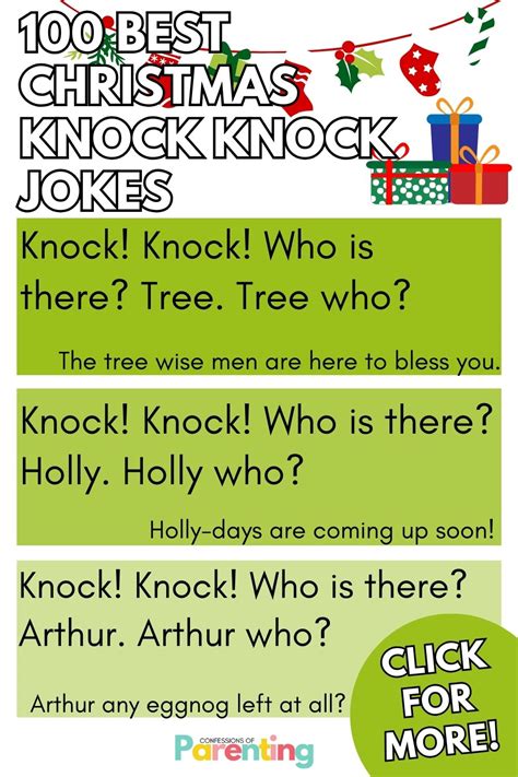 100 Festive Christmas Knock Knock Jokes