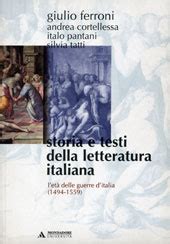 Giulio Ferroni Storia E Testi Della Letteratura Italiana