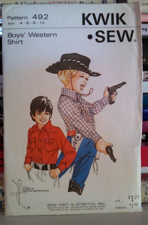 UNCUT 1970s Vintage Collectible Kwik Sew Pattern 492 Ages 4 Etsy