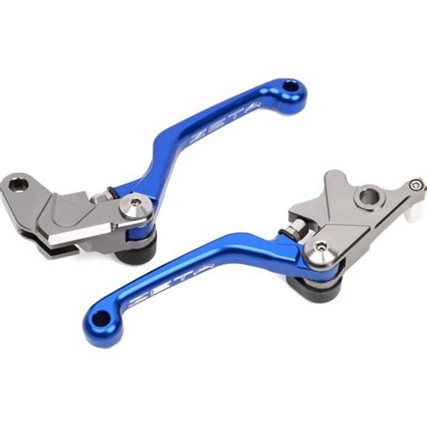 Zeta CP Pivot Brake Clutch Lever Set Blue 3 Finger ZE44 7012