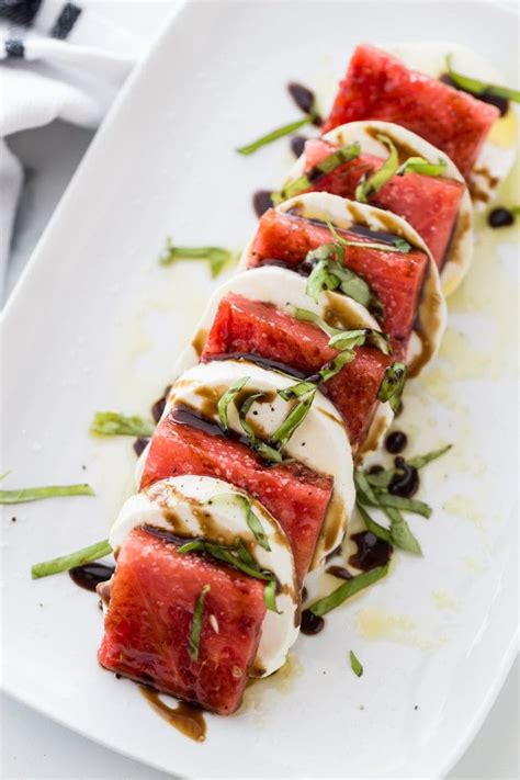 Watermelon Caprese Recipe Girl