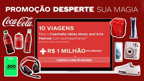 Promo O Coca Cola Desperte Sua Magia Coca Cola Milh O Em