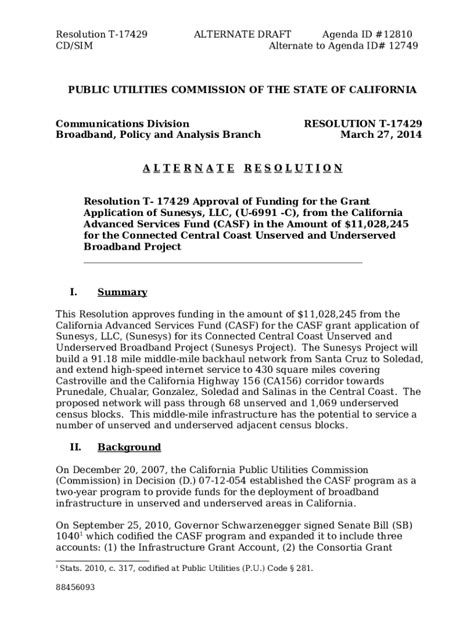 Draft Overview Middle Mile Public Comments Ruling 1 Pdf Docs Cpuc Ca