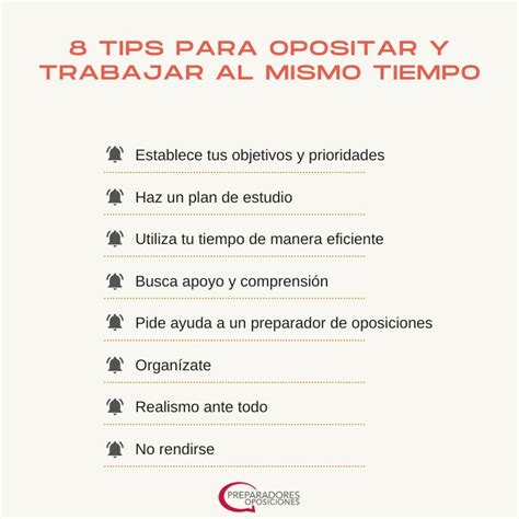 Consejos Para Estudiar Oposiciones Y Trabajar Al Mismo Tiempo