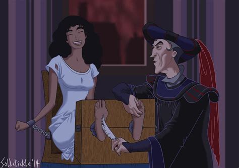 Esmeralda Tickled By Frollo By Solletickle On Deviantart