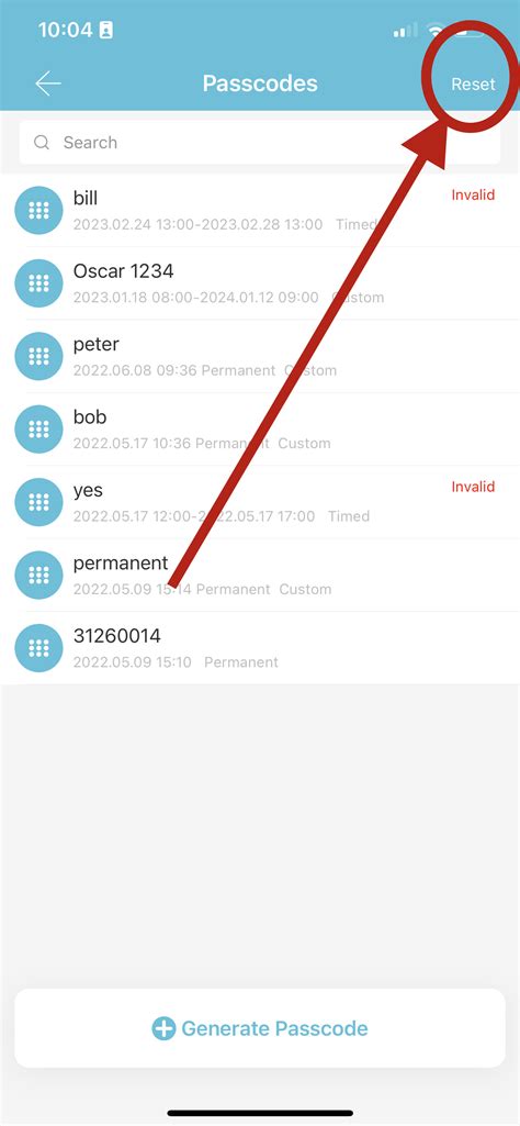 How do I remove all codes/fingerprints/e-keys etc. from my lock
