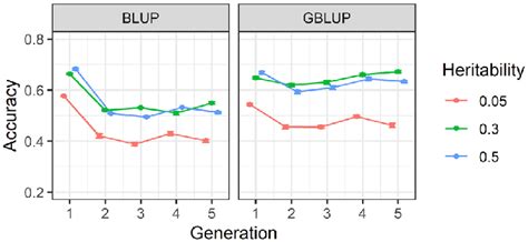 Accuracy Of Genomic Estimated Breeding Values G Ebv Within Five