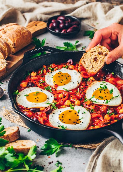 Shakshuka Mit Kichererbsen Und Veganem Spiegelei Bianca Zapatka Rezepte