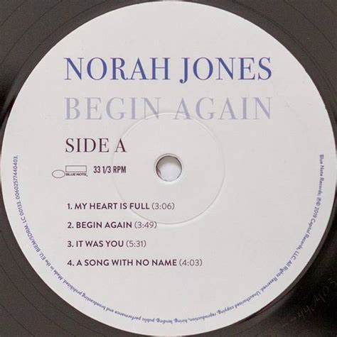 Norah Jones – Begin Again - Купить виниловую пластинку