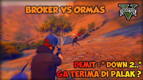 PERANG BROKER VS WHITETIGER KOTA GARA PALAK UANG MERAH GTA V