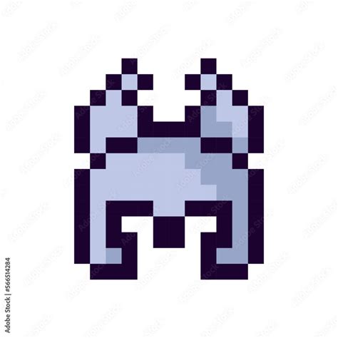 Helmet pixel art gaming item. Game Pixel Art armor icon, Helmet 8Bit game resource. Vector ...