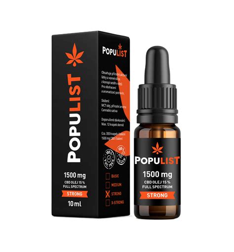 CBD Kapky Full Spectrum Populist Cz