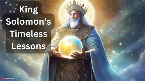 10 Timeless Lessons From King Solomon For Enlightenment Youtube