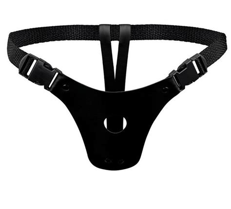 Cinta Strap On Regulável Couro Sintético para Pênis Realístico Vênus Sex Shop