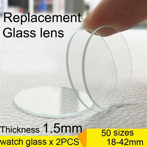 pcs flat thickness mm   glass mineral crystal mm mm