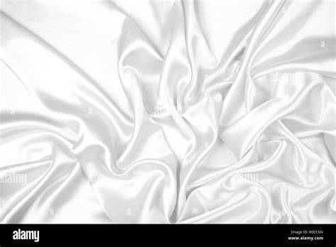 White Satin Fabric Texture Background Stock Photo Alamy