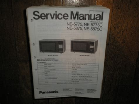 Microwave Repair: Panasonic Microwave Repair Manual